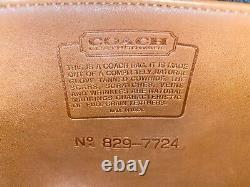 Vintage Coach British Tan Soft Leather Doctor Satchel Bag