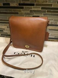 Vintage Coach COMPACT POUCH Glovetanned Leather 9620 British Tan