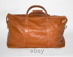 Vintage Coach Cabin/Duffle Large British Tan Bag. Style No. 503. Made in USA