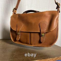 Vintage Coach Carrier Musette Messenger bag Briefcase 9800 British tan