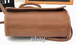 Vintage Coach Chrystie Bag British Tan Leather Crossbody Handbag Purse 9892
