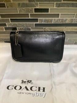 Vintage Coach Chunky Case 7165 Black Glove Tanned Leather