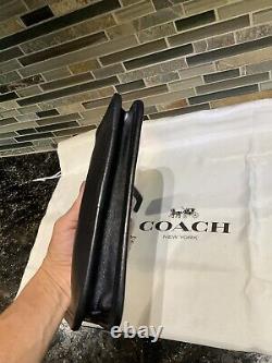 Vintage Coach Chunky Case 7165 Black Glove Tanned Leather