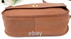 Vintage Coach City Bag British Tan Leather Crossbody Handbag 9790