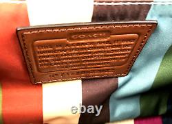 Vintage Coach City Willis Legacy British Tan Leather Satchel Crossbody Bag 22062