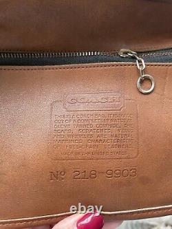 Vintage Coach Classic Satchel Bag Tabac Putty Tan 9880 USA 1989-90 Purse Drs