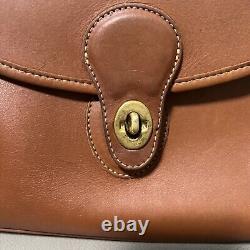 Vintage Coach Devon CrossBody British Tan Leather Shoulder Bag Serial Number