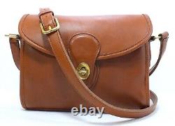 Vintage Coach Devon CrossBody/ Shoulder Bag British Tan Leather # 9908 USA