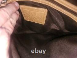 Vintage Coach Hampton 7776 Tan Brown Saddle Leather Tote Bag Shoulder Purse. EX