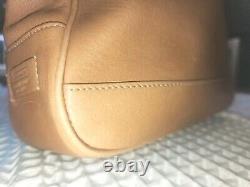 Vintage Coach Hampton 7776 Tan Brown Saddle Leather Tote Bag Shoulder Purse. EX