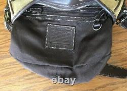 Vintage Coach Hampton Suede & Leather Hobo Shoulder Bag & Satchel. Rare. EUC Y2K
