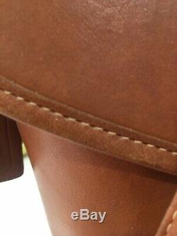 Vintage Coach Jackson Bucket CrossBody Bag British Tan Leather #9912 USA Rare