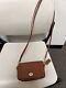 Vintage Coach Legacy Penny Purse Tan Leather Flap Crossbody Turnlock Convertible