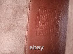 Vintage Coach Lunch Box Zip Bag 9991 British Tan Leather