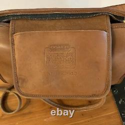 Vintage Coach Madison Satchel Doctor Bag USA made British Tan Crossbody