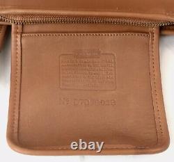 Vintage Coach Maggie Duffle Bucket Bag British Tan Leather Shoulder Handbag 9019
