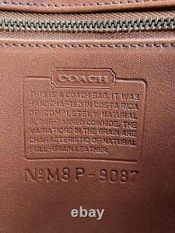 Vintage Coach Metropolis 9087 Brown British Tan Leather Crossbody Bag