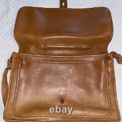 Vintage Coach Metropolitan Brief British Tan Leather Messenger Bag COACH Forever