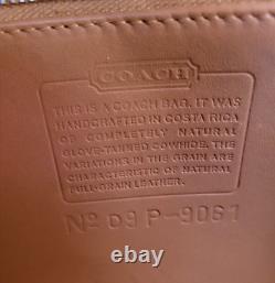 Vintage Coach Rambler Legacy 9061 British Tan Leather Crossbody Shoulder Bag