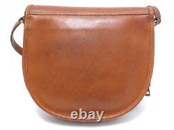 Vintage Coach Riding Bag Shoulder/ Cross Body British Tan GT Leather Made in USA