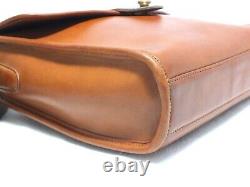 Vintage Coach Scout Shoulder/CrossBody Bag British Tan Leather #9890 Made in USA