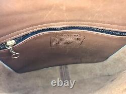 Vintage Coach Shelton Bag British Tan Leather Crossbody Shoulder Bag 0312-345