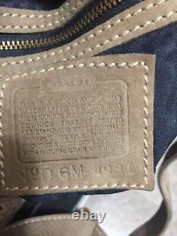 Vintage Coach Sonoma Tan Nubuck Leather Drawstring Handbag, NWOT