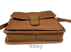 Vintage Coach Station Bag 5130 Leather Crossbody British Tan Near Mint! VTG
