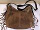 Vintage Coach Tan Brown Suede 11 X 9 X 9 New With Tags