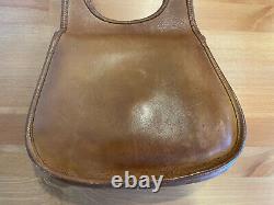 Vintage Coach Tan Leather Crescent Saddle Bag Bonnie Cashin 70s NYC