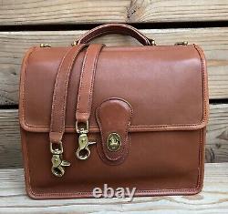 Vintage Coach Willis satchel bag 9927, top handle, British tan