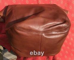 Vintage Coach X-Large WAVERLY British Tan Leather Tote Buckle Dustbag #0795-110