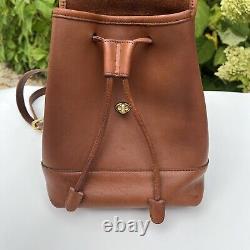 Vintage Coach mini daypack backpack in British tan 9960 made in USA