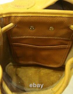Vintage DOONEY & BOURKE Chamois Nubuck Leather Mini Sherpa Backpack Q511 USA