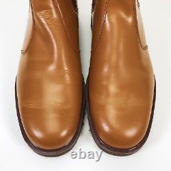 Vintage DR MARTENS Made In England Tan Leather Chelsea Dealer Boots UK 8 NEW
