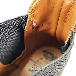 Vintage DR MARTENS Made In England Tan Leather Chelsea Dealer Boots UK 8 NEW