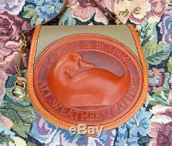 Vintage Dooney and Bourke Big Duck Shoulder Bag U. S. A. Taupe / Tan