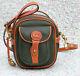Vintage Dooney and Bourke Mini Explorer Bag Green / Tan Cute Rare U. S. A