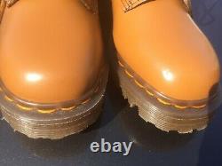 Vintage Dr Martens 939 tan leather boots UK 6 EU 38 Made in ENGLAND