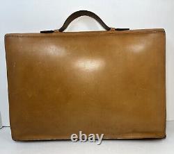 Vintage Early Dooney & Bourke Leather Document Bag Messenger Brief Case 16.5