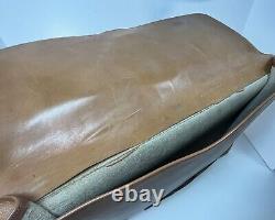 Vintage Early Dooney & Bourke Leather Document Bag Messenger Brief Case 16.5