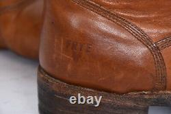 Vintage FRYE CAMPUS Women's Sz 8 Tan Tall Leather Riding Work Western Boots