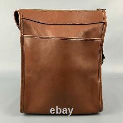 Vintage GHURKA Tan Leather Messenger Bag