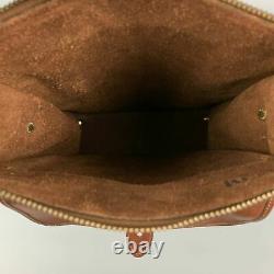 Vintage GHURKA Tan Leather Messenger Bag