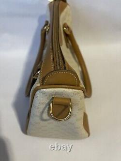 Vintage GUCCI Monogram Canvas Bag Handbag Tan Gucci 002-39-0269 Authentic speedy
