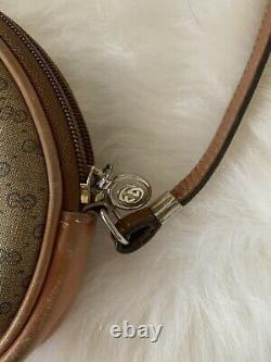 Vintage Genuine Gucci Small Camera Style Cross Body/Shoulder Box Bag Tan & Brown