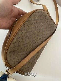 Vintage Genuine Gucci Small Cross Body/Shoulder Box Bag Tan & Brown