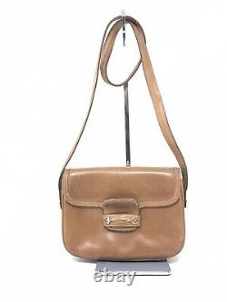 Vintage Gucci 1955 Horsebit Tan Leather Shoulder Bag