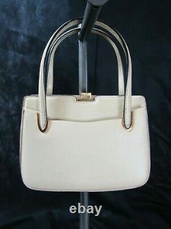 Vintage Gucci Light Tan Leather Purse Handbag