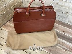 Vintage Louis Vuitton Large Tan Leather Bag